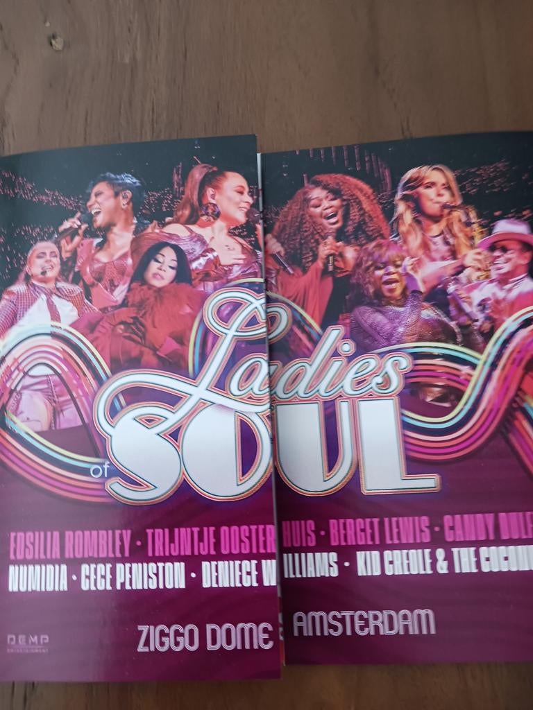 2 kaarten Ladies of Soul voor €35.-, Tickets en Kaartjes, Twee personen