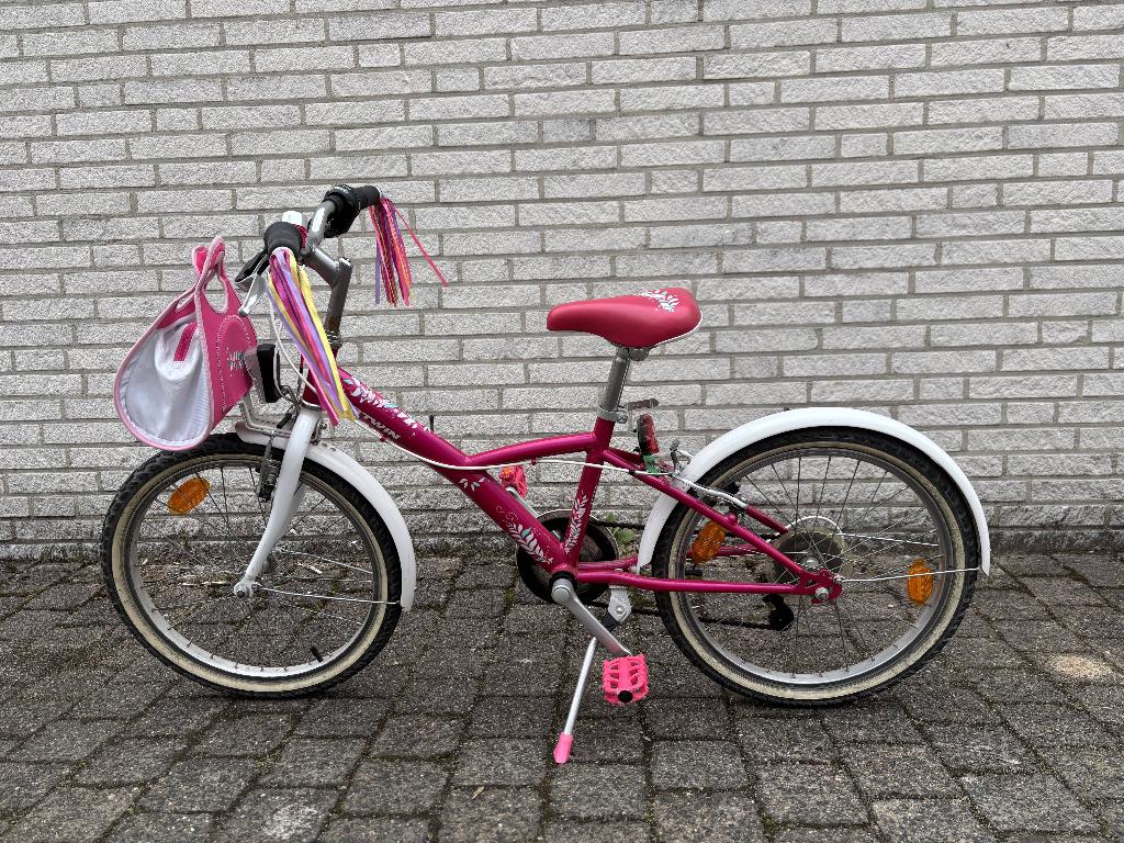 BTWIN Meisjesfiets 20" Mistigirl 500, Fietsen en Brommers, Fietsen | Meisjes, Ophalen, Gebruikt, Velgrem, Versnellingen