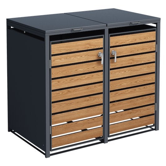 Kliko ombouw metaal | 2x 240 liter | Prijs €375 | Nieuw, Ophalen of Verzenden, Nieuw, Metaal, Containerberging