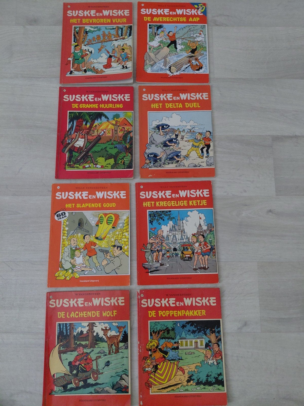 Suske en Wiske stripboeken - 8 delen, Boeken, Stripboeken, Ophalen of Verzenden