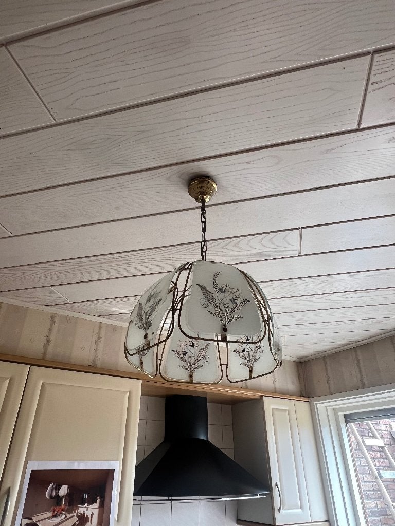 Vintage hanglamp, Ophalen, Gebruikt, Vintage, Overige fittingen