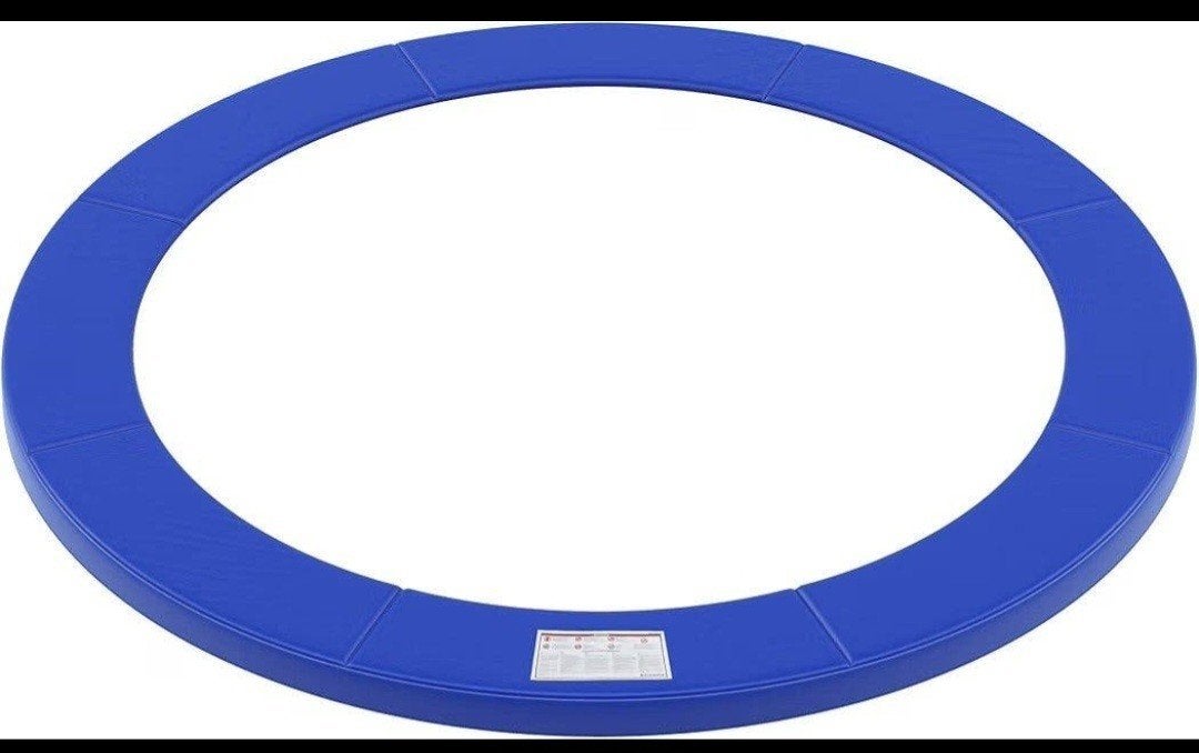 Trampoline Beschermrand Bescherm kussen Blauw 305cm, Ophalen, Nieuw