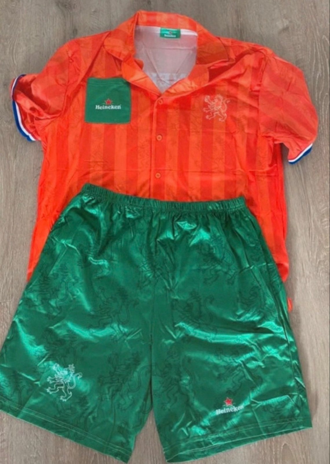 Heineken WK Pilsjama Oranje/Groen - Maat S/M, Ophalen of Verzenden, Nieuw