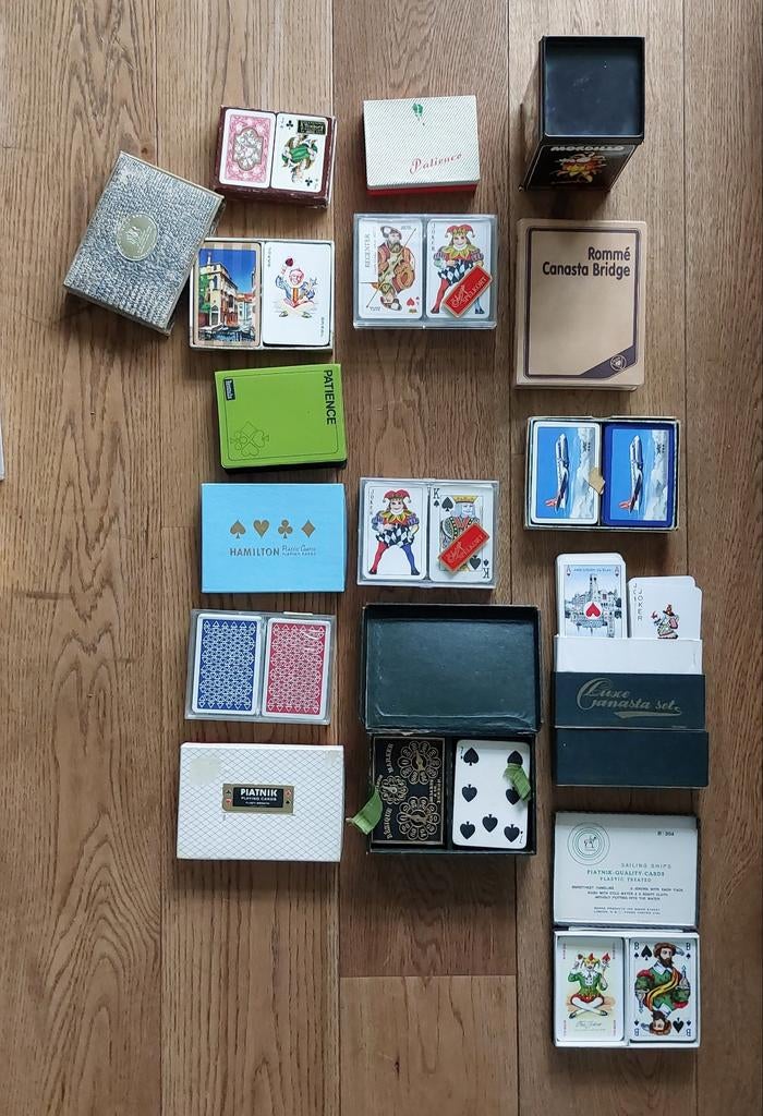 Antieke Kaartspellen Collectie, Ophalen of Verzenden, Gebruikt, Speelkaart(en)