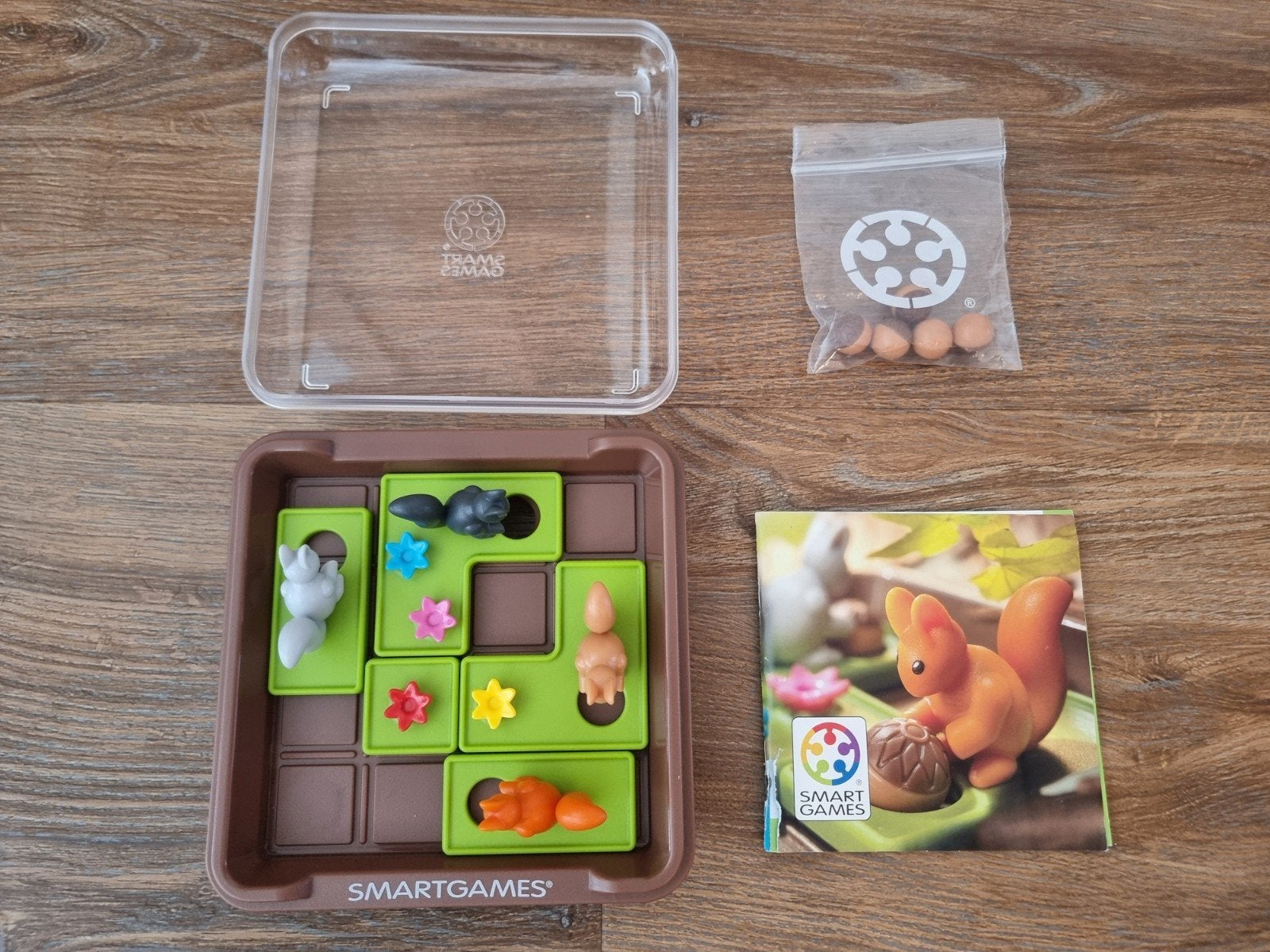 SmartGames Squirrels Go Nuts! Logica Puzzelspel, Een of twee spelers, Ophalen, Zo goed als nieuw, SmartGames