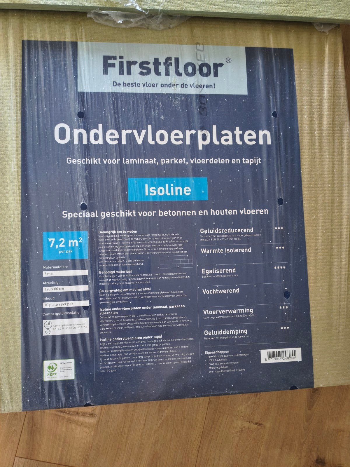 12 nieuwe ondervloerplaten firstfloor isoline, Doe-het-zelf en Verbouw, Ophalen, Overige materialen, 30 cm of meer, 50 tot 150 cm