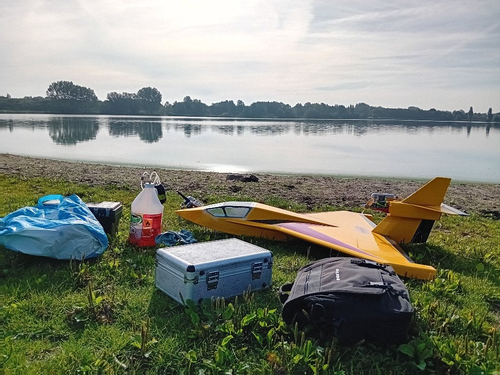 Northstar watervliegtuig RTF .40 Webra, Ophalen, Zo goed als nieuw, Nitro, RTF (Ready to Fly)