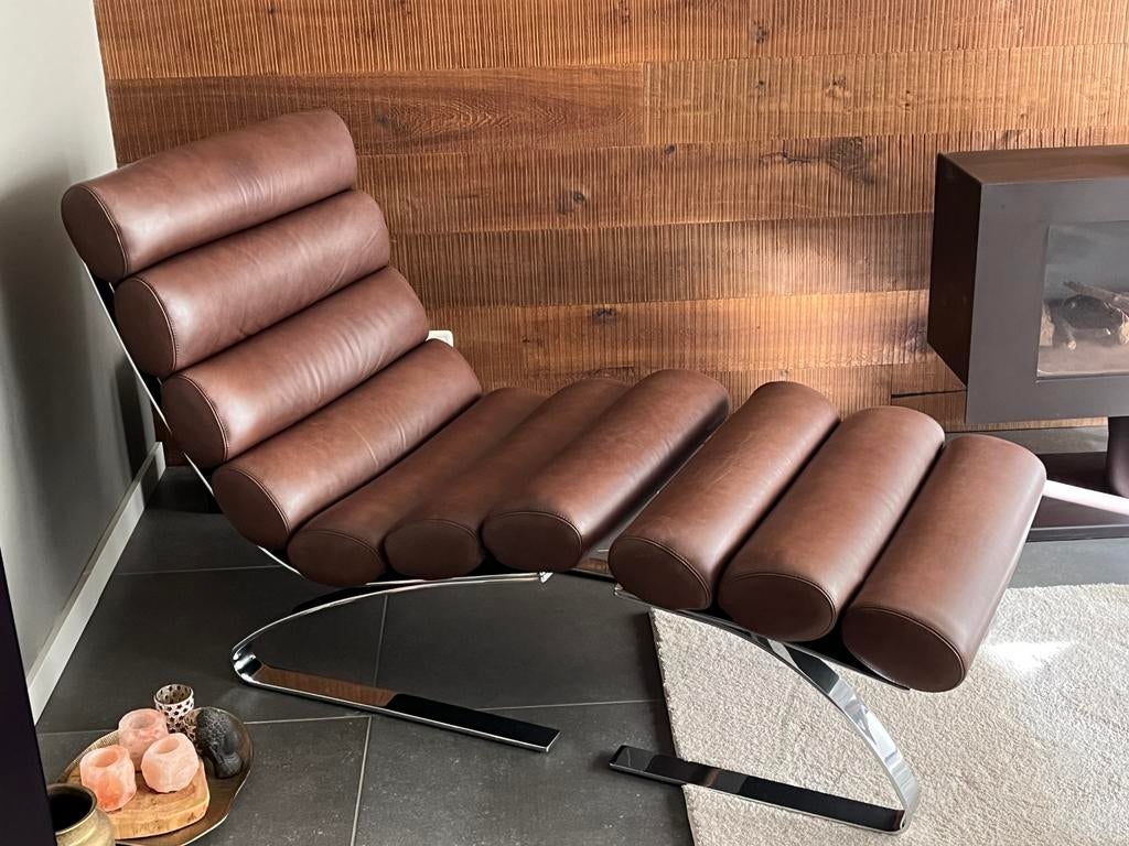 Cor Sinus lounge chair met hocker (nieuw €10.252,-!!), Huis en Inrichting, Banken | Complete zithoeken, Ophalen, Zo goed als nieuw