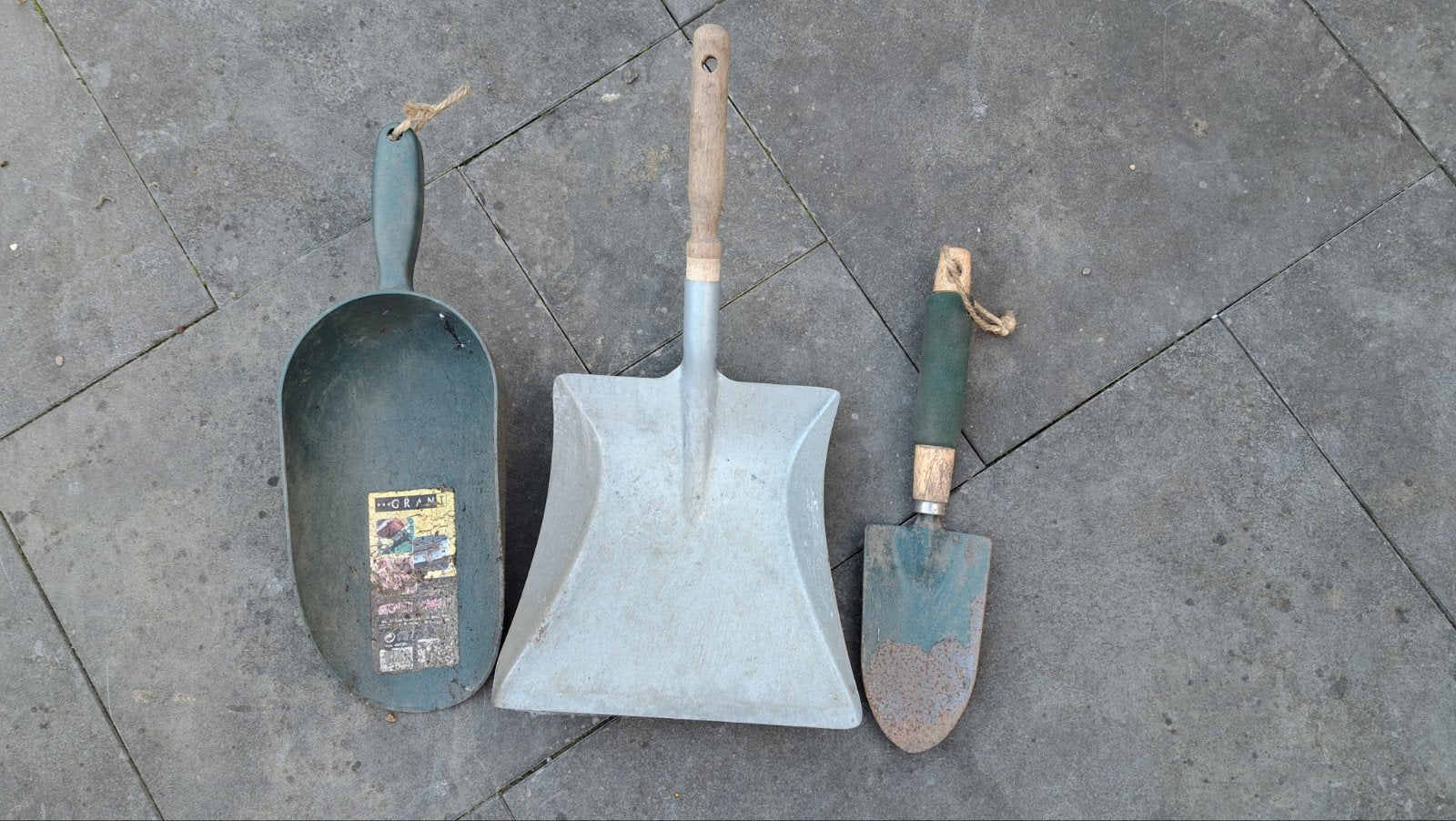 Assortiment scheppen en handgereedschap, Ophalen, Gebruikt, Overige typen