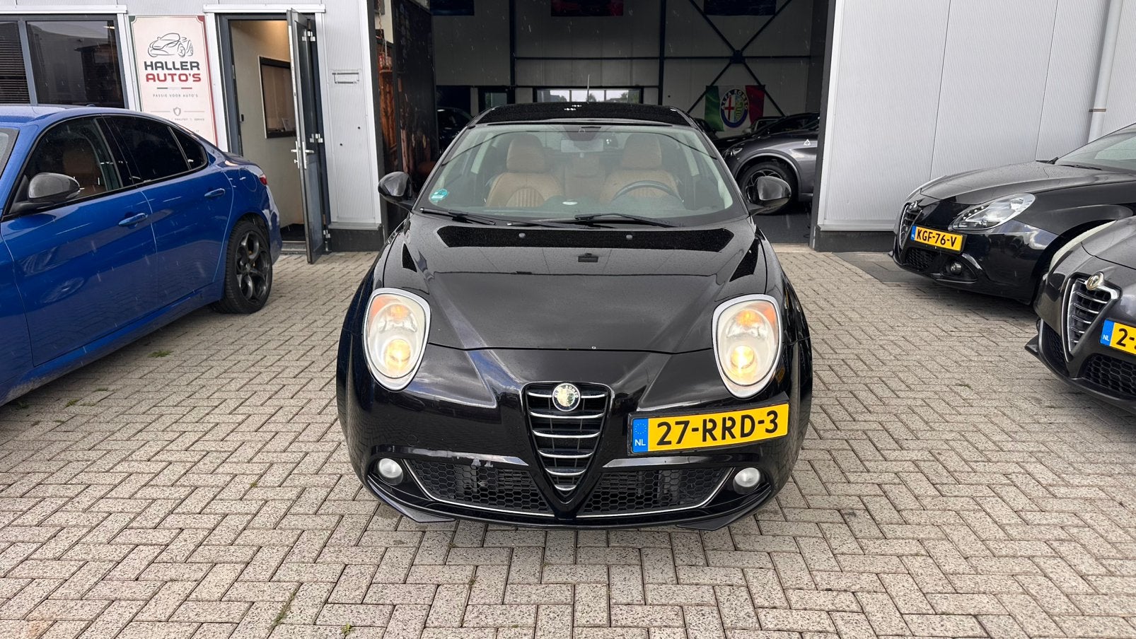 Alfa Romeo MiTo 1.3 D 62KW 2011 Zwart Clima Leer, Auto's, Alfa Romeo, Voorwielaandrijving, 28 km/l, 4 cilinders, 400 kg