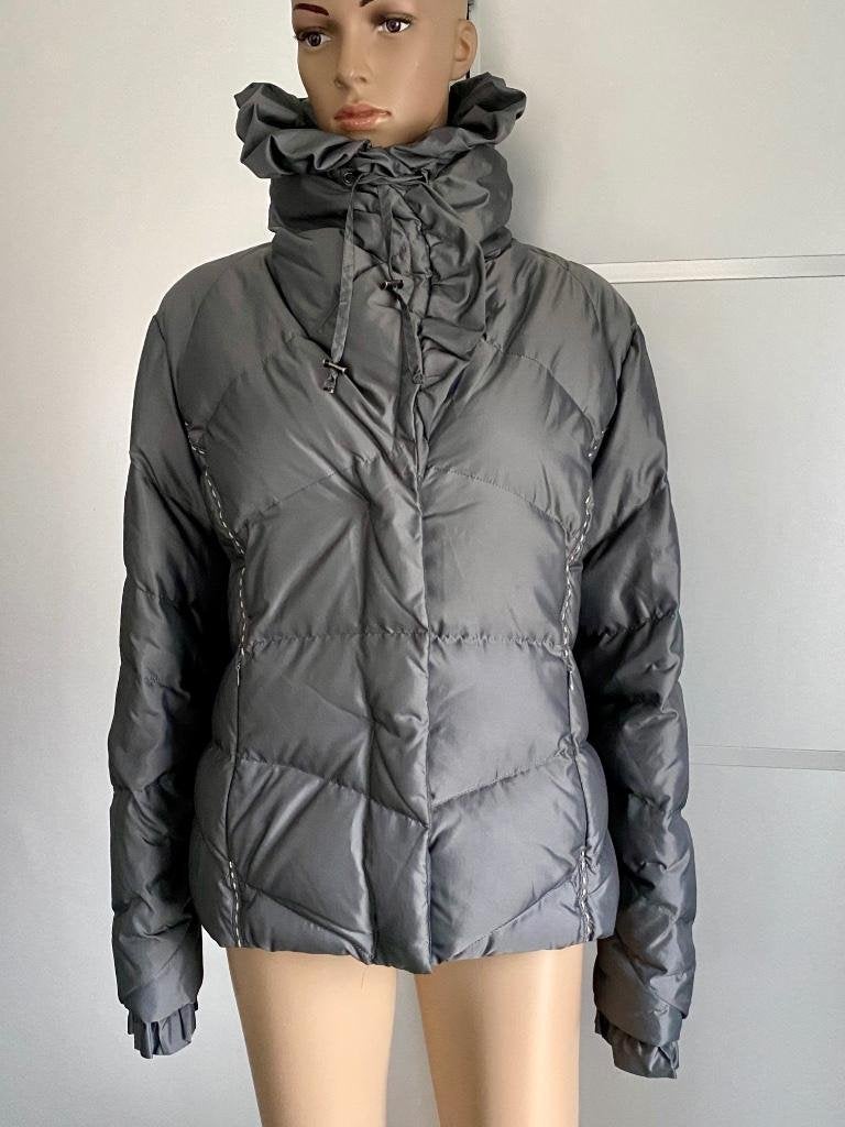 H37 Easy Comfort mt. 42=L donsjas winterjas jas jack grijs, Kleding | Dames, Maat 42/44 (L), Ophalen of Verzenden, Zo goed als nieuw