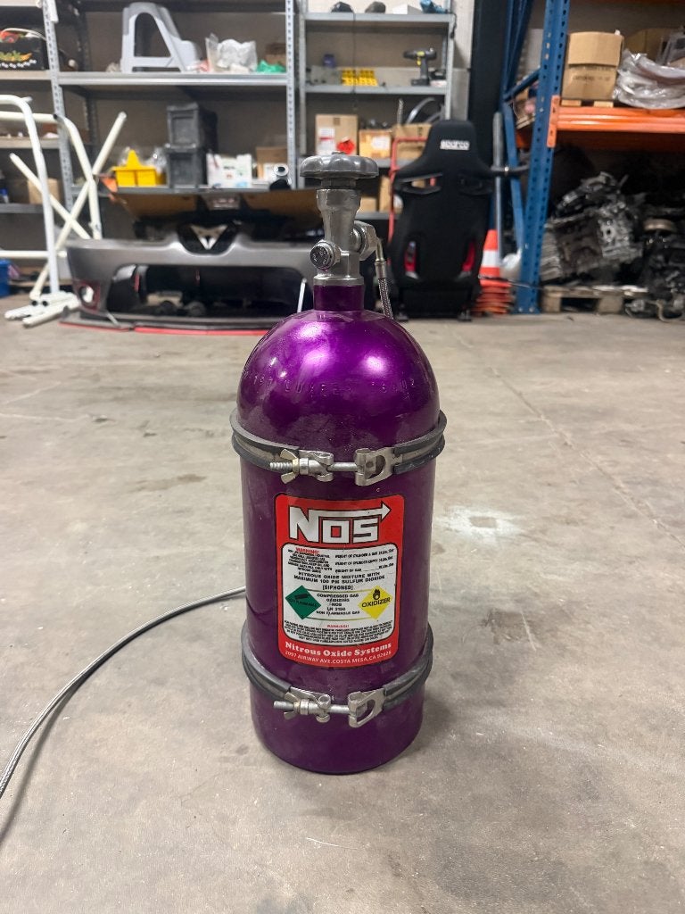 Lege nitro / nos fles, Ophalen of Verzenden, Gebruikt