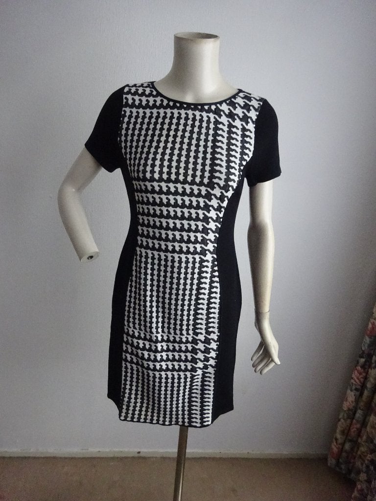 Marccain jurk mt 3= 38, Kleding | Dames, Maat 38/40 (M), Verzenden, Zwart, Zo goed als nieuw