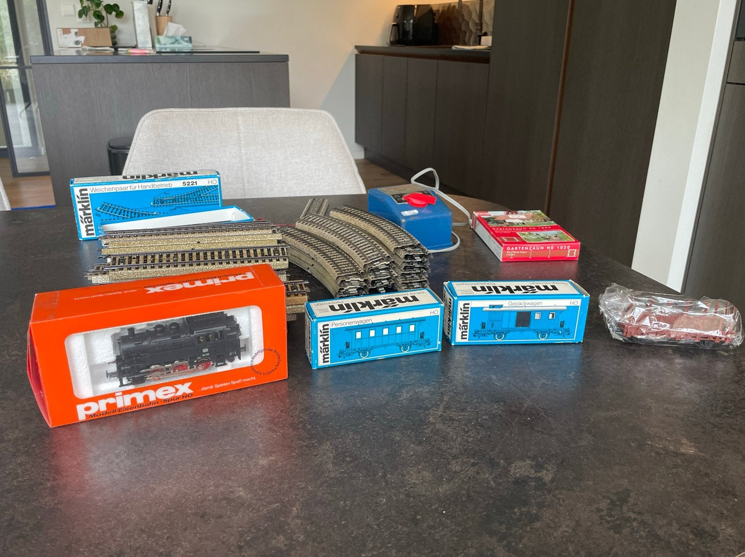 Märklin H0 Treinset met Rails, Locomotief en Wagons, Wisselstroom, Ophalen of Verzenden, Märklin, Gebruikt