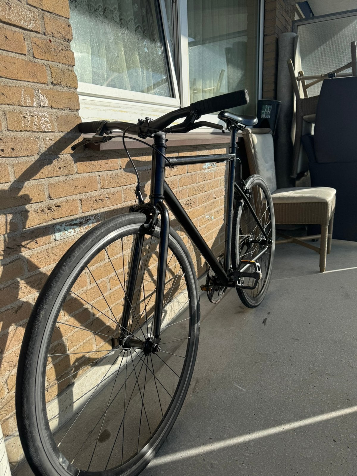racefiets, Ophalen