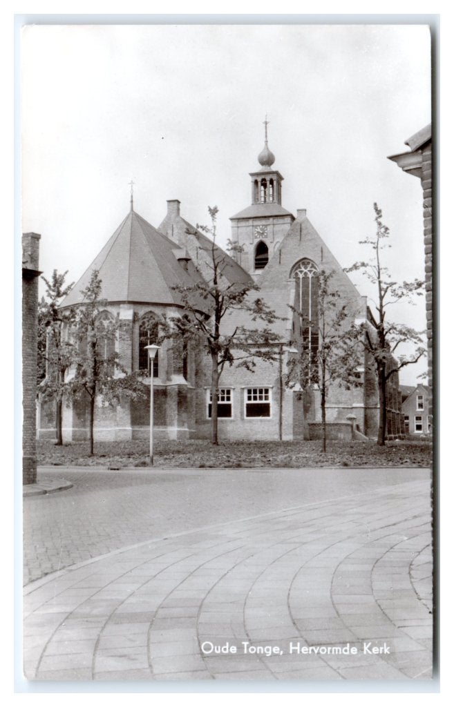 Oude Tonge, Hervormde Kerk, Verzamelen, Ansichtkaarten | Nederland, Ophalen of Verzenden, 1960 tot 1980, Ongelopen, Zuid-Holland