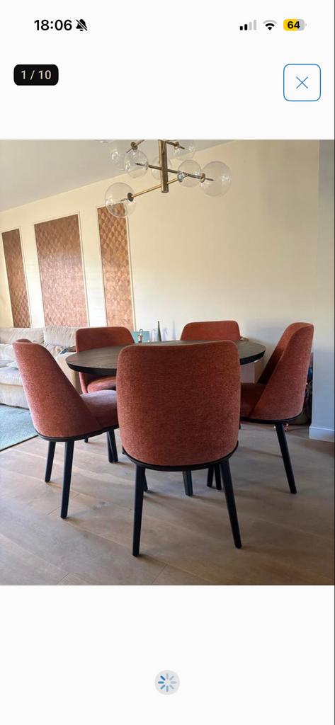 Moderne ronde eettafel Table du Sud, Huis en Inrichting, Tafels | Eettafels, Ophalen, 100 tot 150 cm, Rond, Zo goed als nieuw