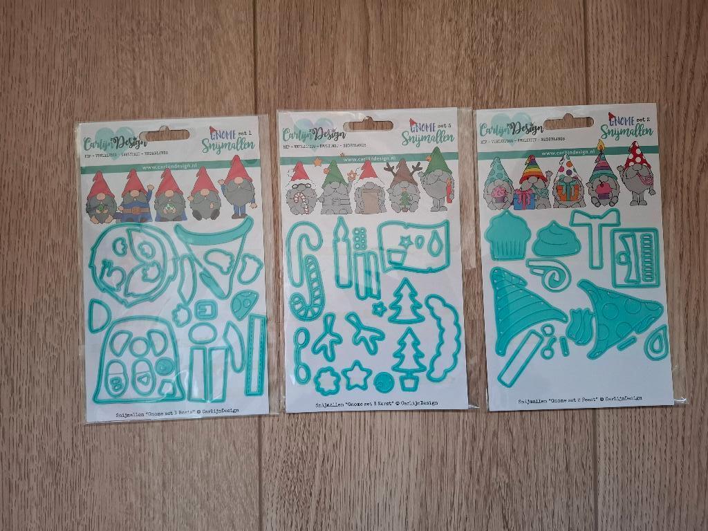 Carlijn Design - Gnomes set 1, 2 en 3, Ophalen of Verzenden, Gebruikt, Overige thema's, Pons of Mal