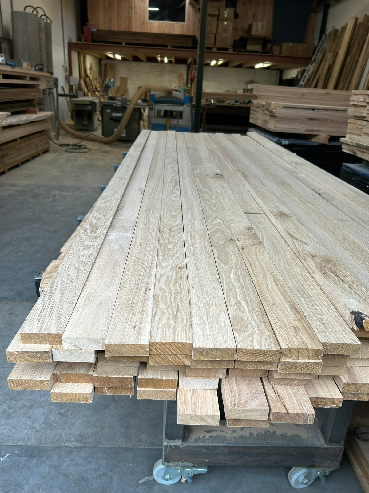 Eiken latten te koop. Op elke naar gezaagd naar wens, Doe-het-zelf en Verbouw, Hout en Planken, Minder dan 25 mm, Eiken, Nieuw
