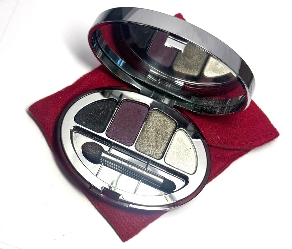 Clarins palette quatuor colour quartet 50 les chics, Ophalen of Verzenden, Zo goed als nieuw, Overige kleuren, Ogen