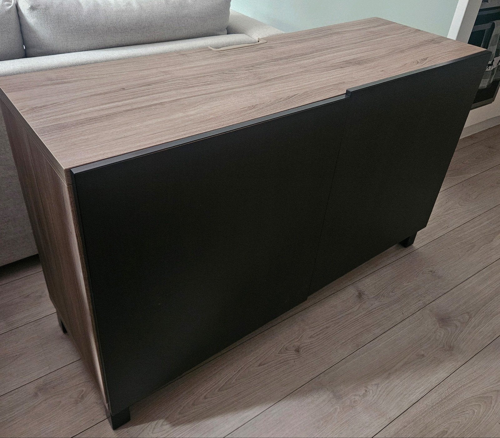 BESTA tv meubel /opbergkast, Huis en Inrichting, Kasten | Televisiemeubels, Ophalen, Overige materialen, Gebruikt, 100 tot 150 cm