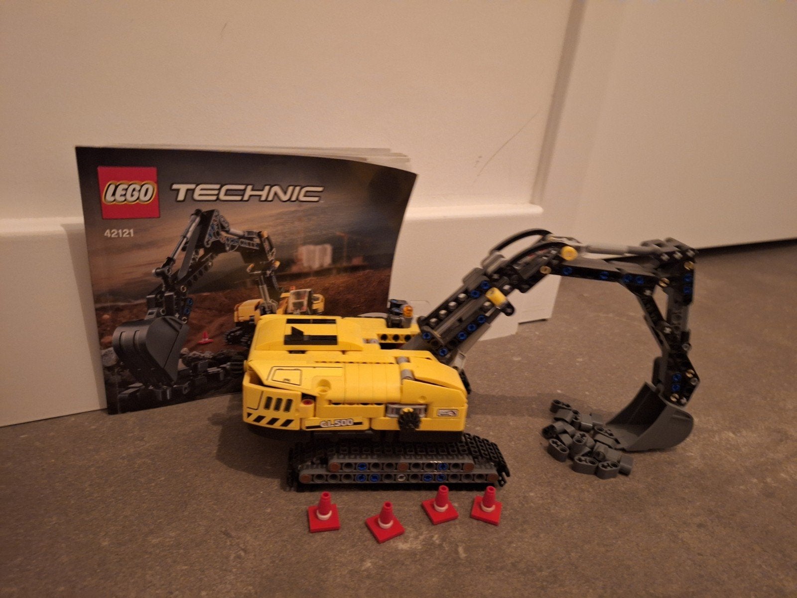 Lego technic graafmachine, Ophalen