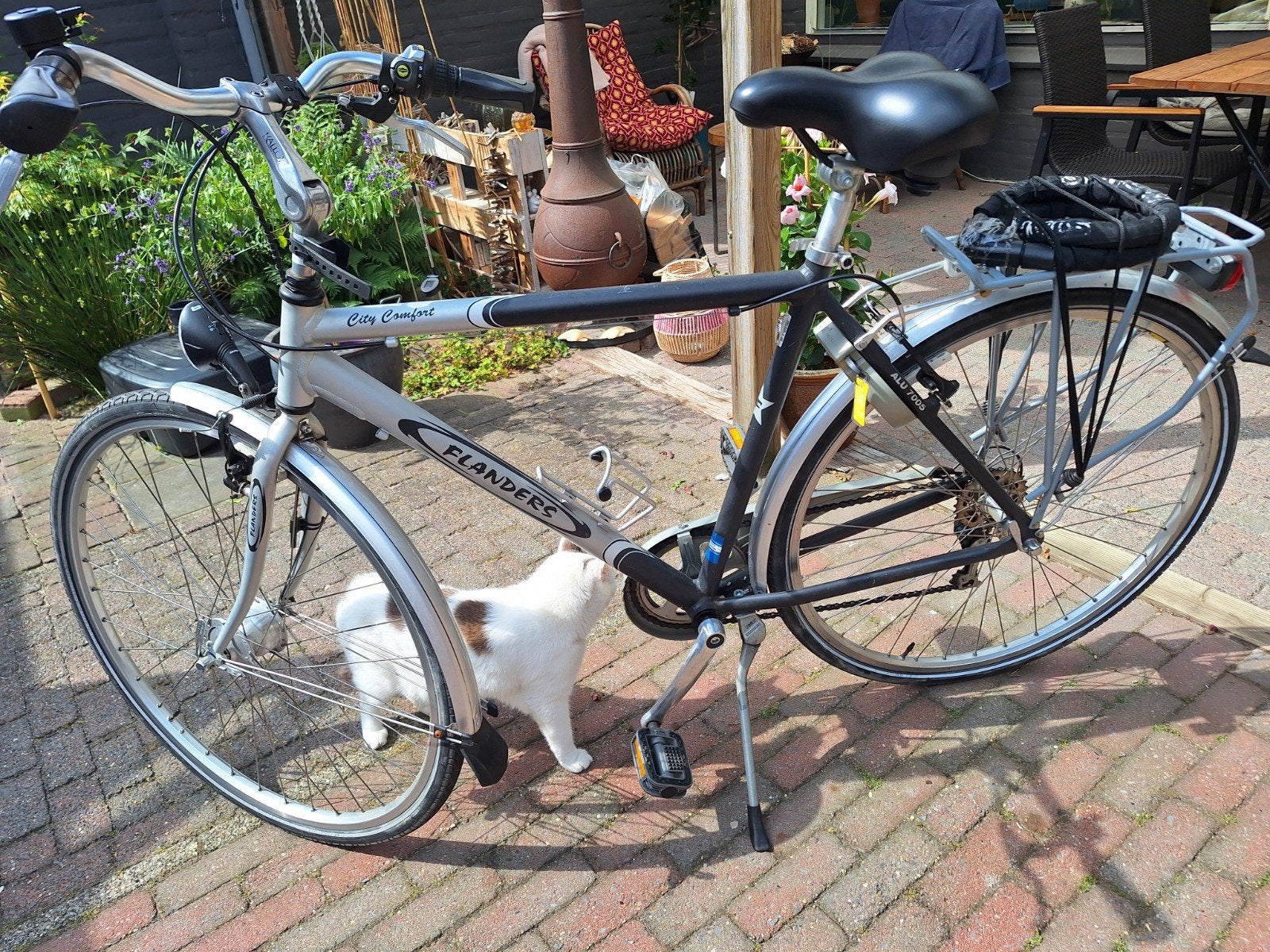 Flanders City Comfort fiets met versnellingen, Overige merken, Velgrem, Versnellingen, Ophalen of Verzenden