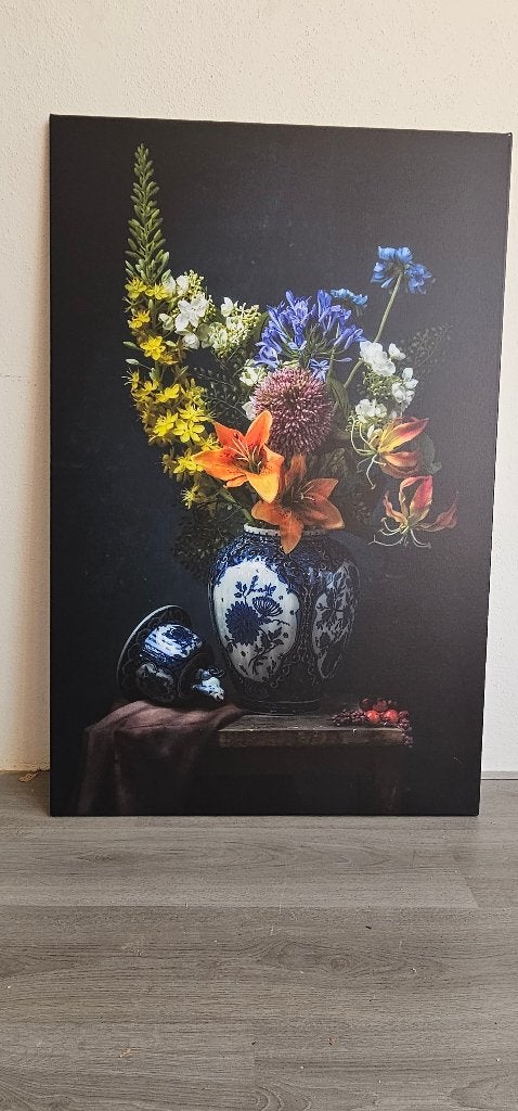 Canvas Schilderij / Print "Werk aan de Muur", Huis en Inrichting, Ophalen, Nieuw, 75 tot 100 cm, Print