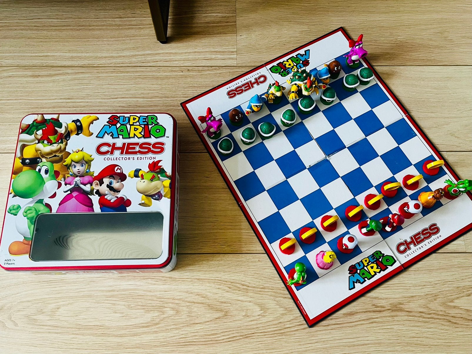Super mooi bordspel - schaakspel Super Mario, Ophalen of Verzenden, Zo goed als nieuw