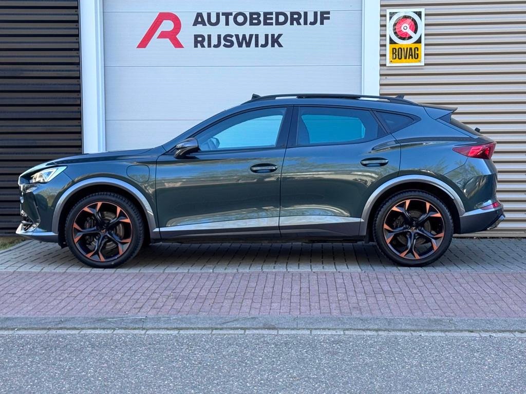 CUPRA Formentor 1.4 e-Hybrid VZ Copper Edition Pano/Leer/360, Auto's, 12 maanden, Gebruikt, 4 cilinders, Hybride Elektrisch/Benzine