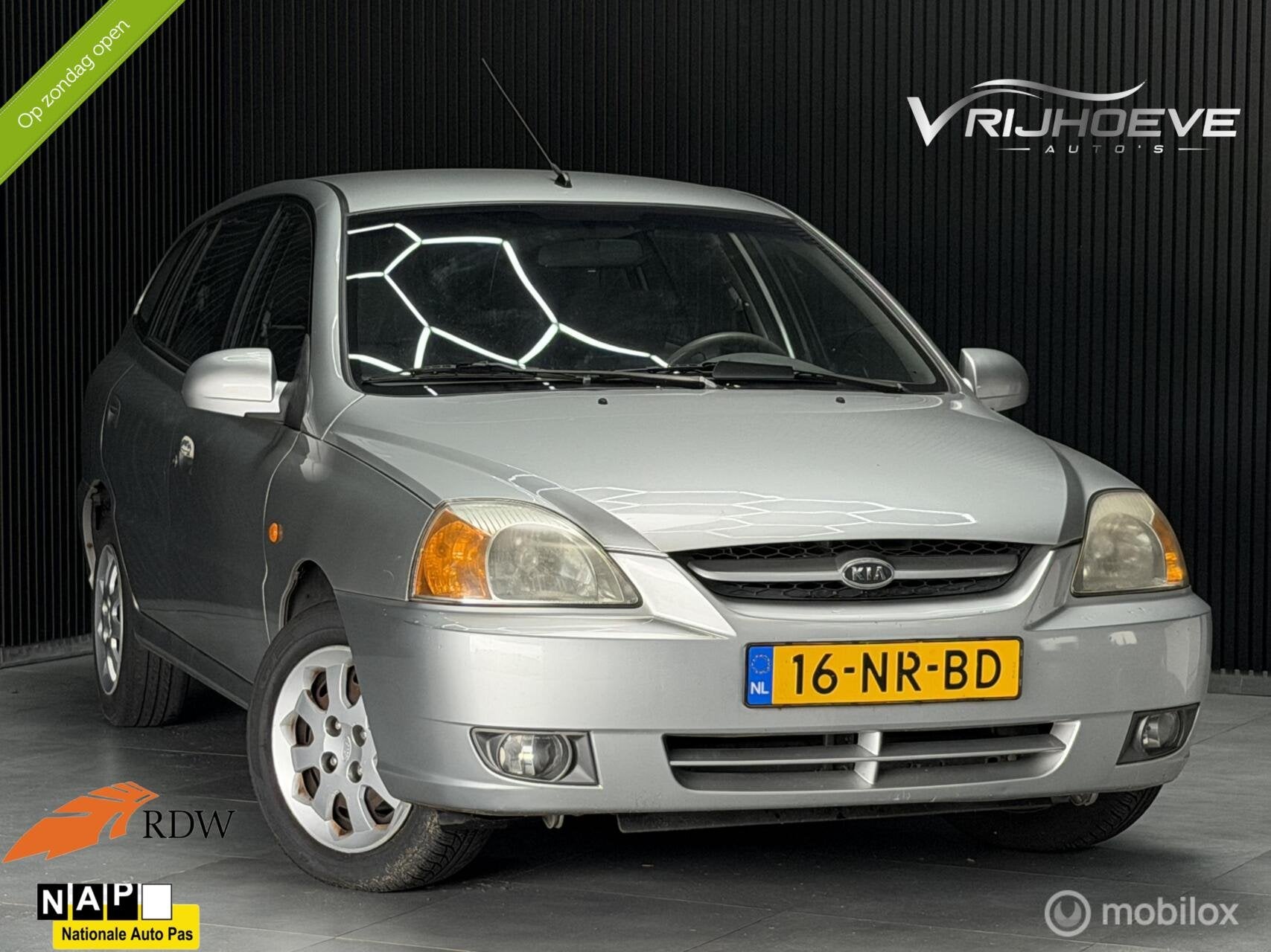 Kia Rio 1.3 RS|NAP|APK|ELEKRAMEN|STUURBEKR, Auto's, Voorwielaandrijving, 15 km/l, 4 cilinders, 82 pk