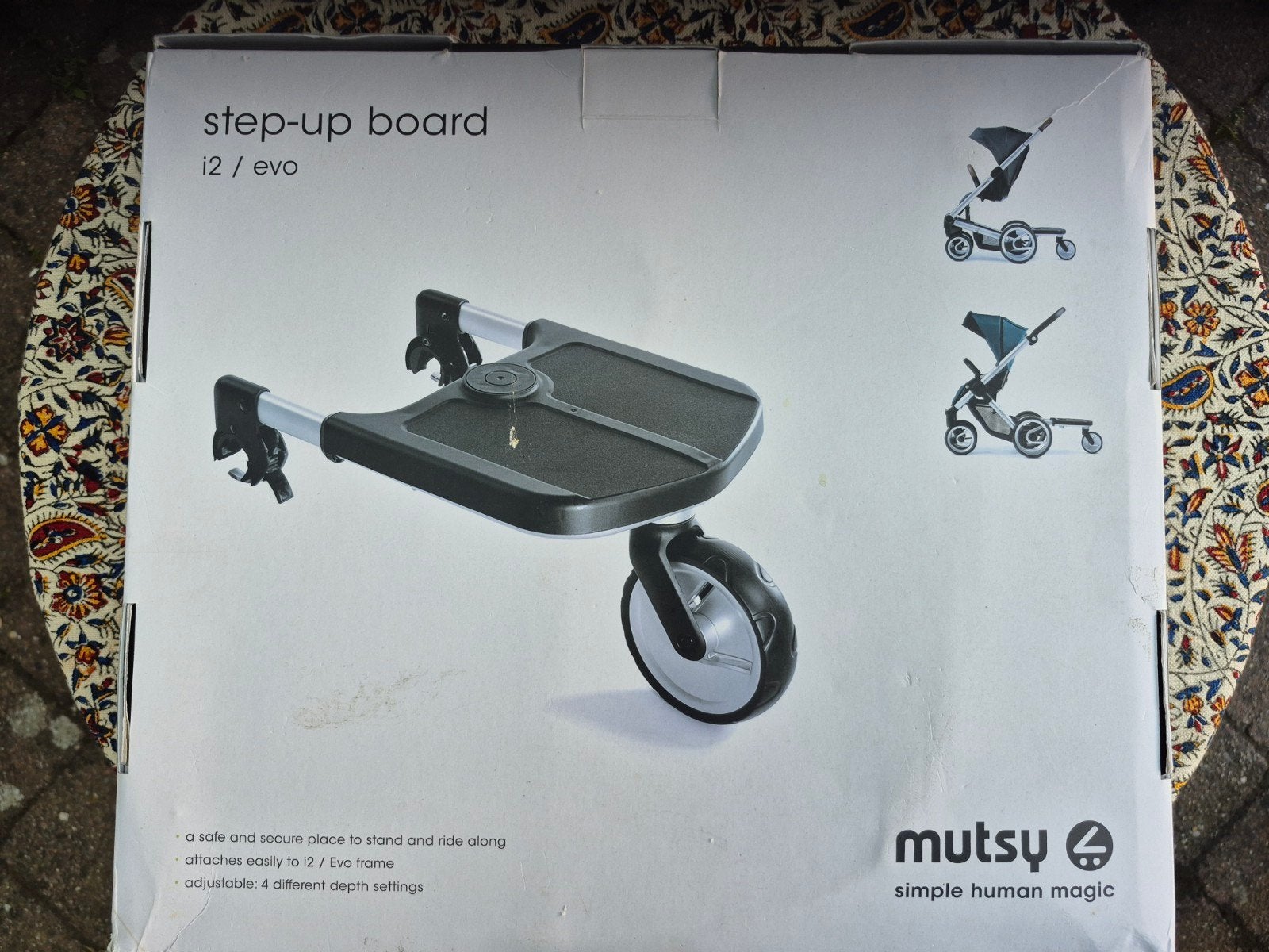 Mutsy Step-Up Board i2/Evo - Meerijdplankje, Kinderen en Baby's, Kinderwagens en Combinaties, Ophalen of Verzenden, Gebruikt, Kinderwagen