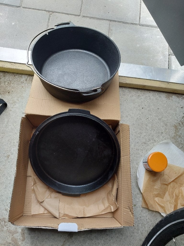 Dutch oven, Ophalen, Zo goed als nieuw
