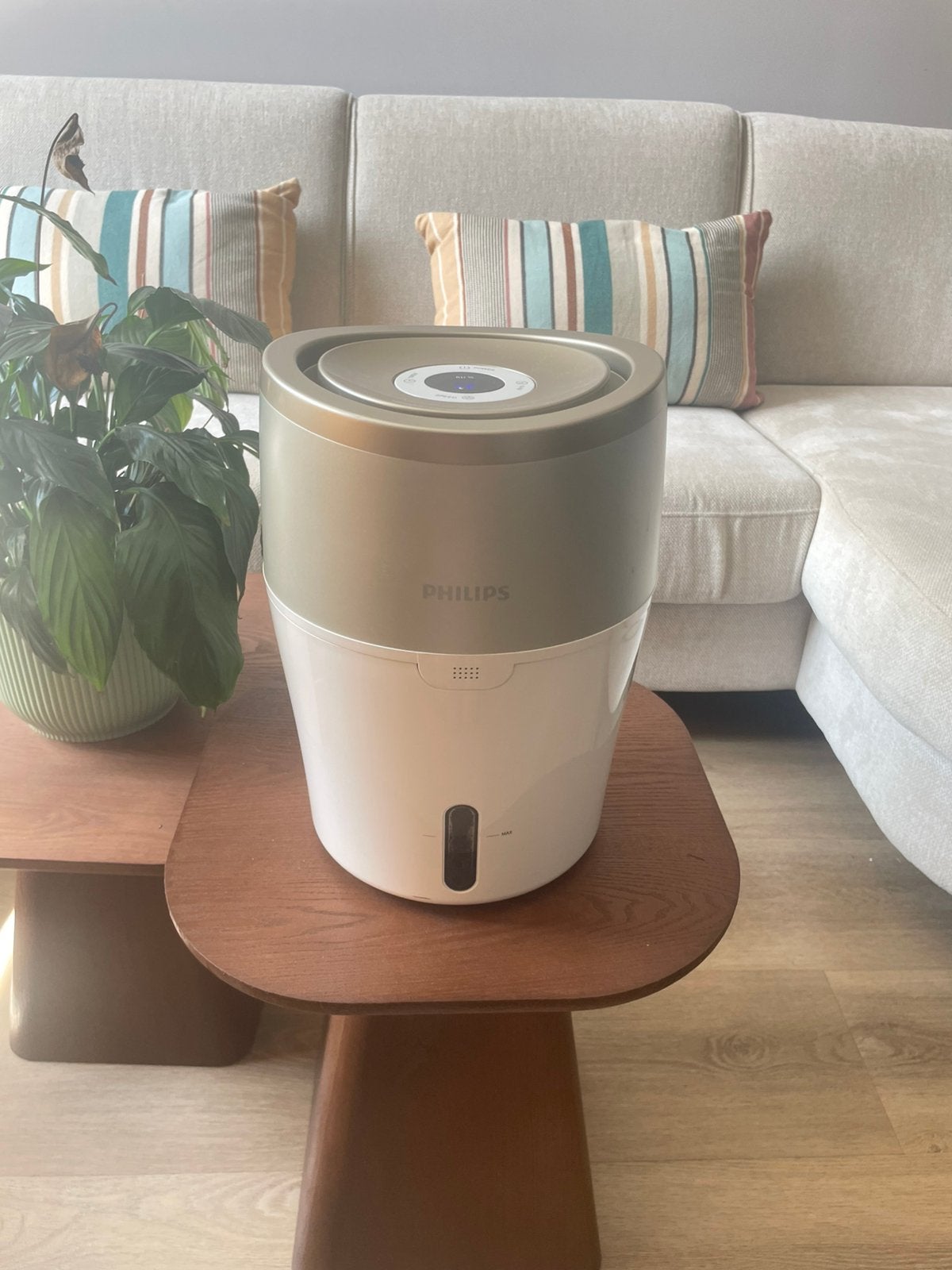 Philips 2000 serie Luchtbevochtiger (HU4803) - NanoCloud, Ophalen of Verzenden, Zo goed als nieuw, Luchtbevochtiger