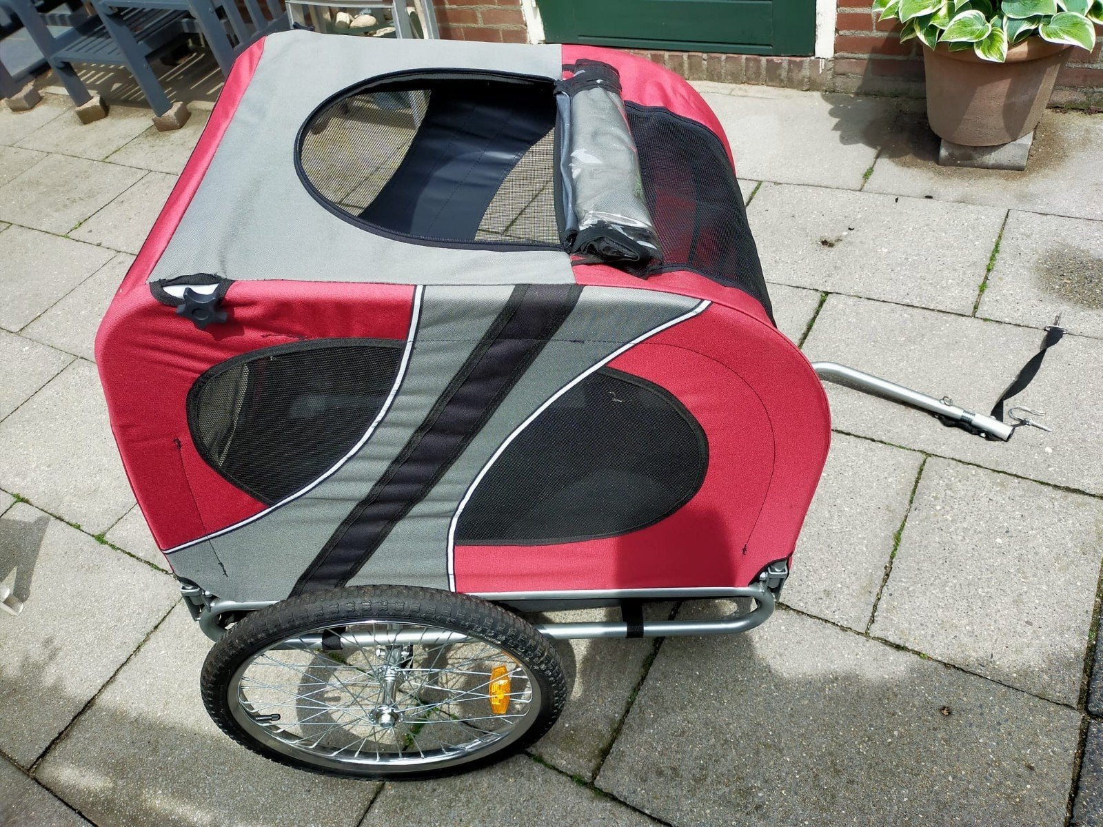 Hondenfietskar, Ophalen