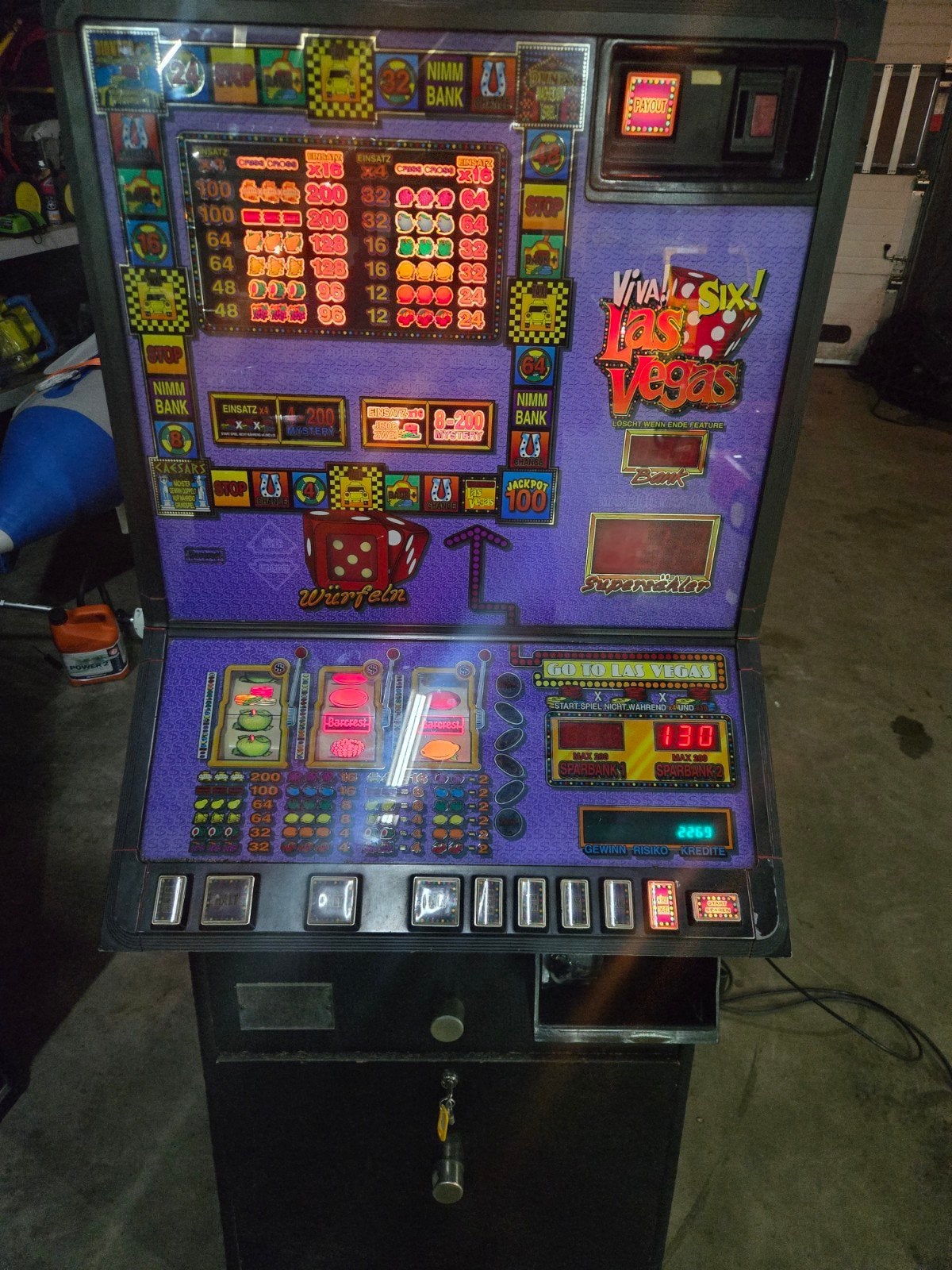 Gokkast vifa lasvegas euros, Verzamelen, Automaten | Gokkasten en Fruitautomaten, Euro, Ophalen, Gebruikt