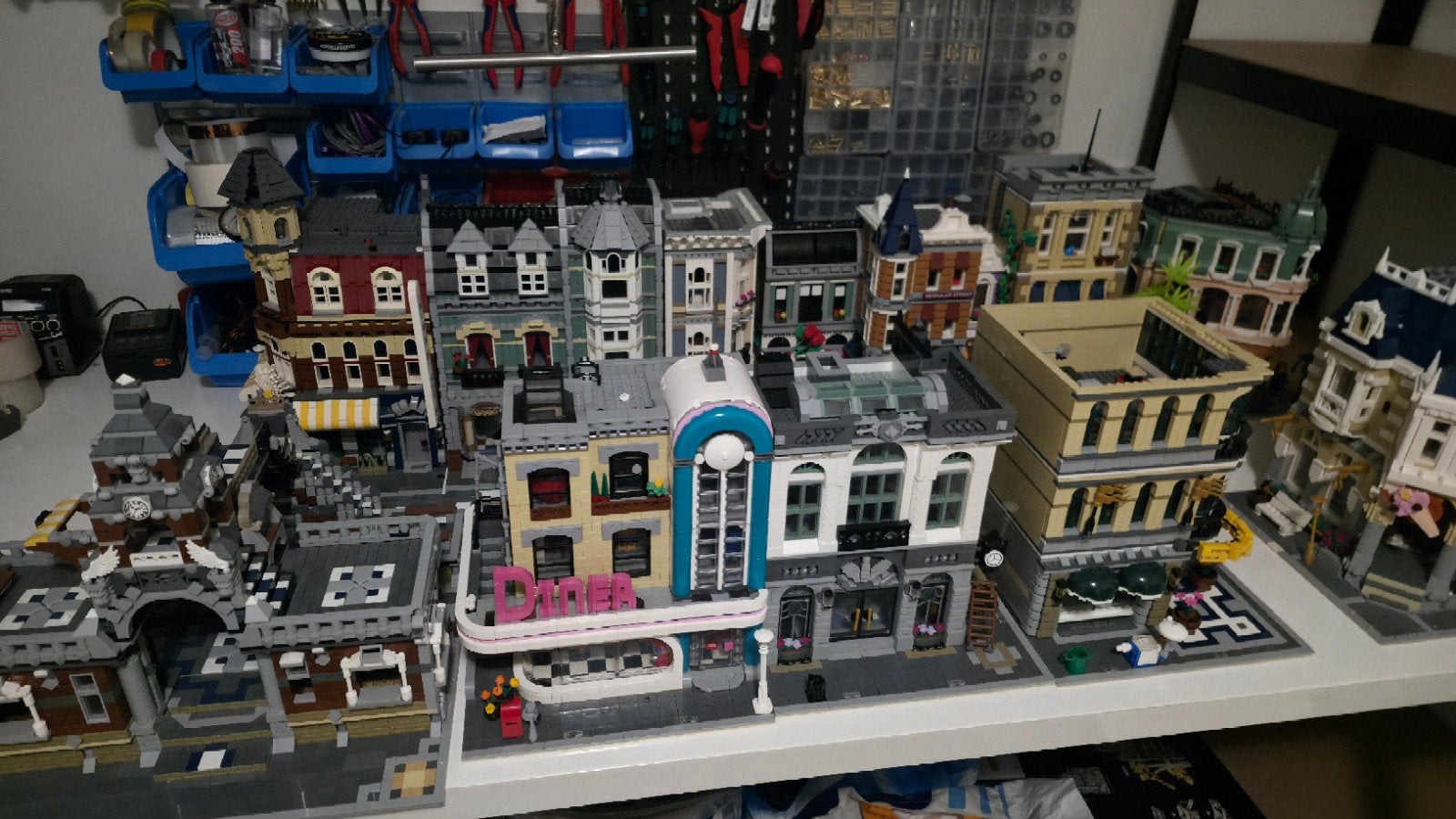 Grote collectie LEGO Modulaire gebouwen treinen autos losse, Ophalen, Zo goed als nieuw, Overige merken