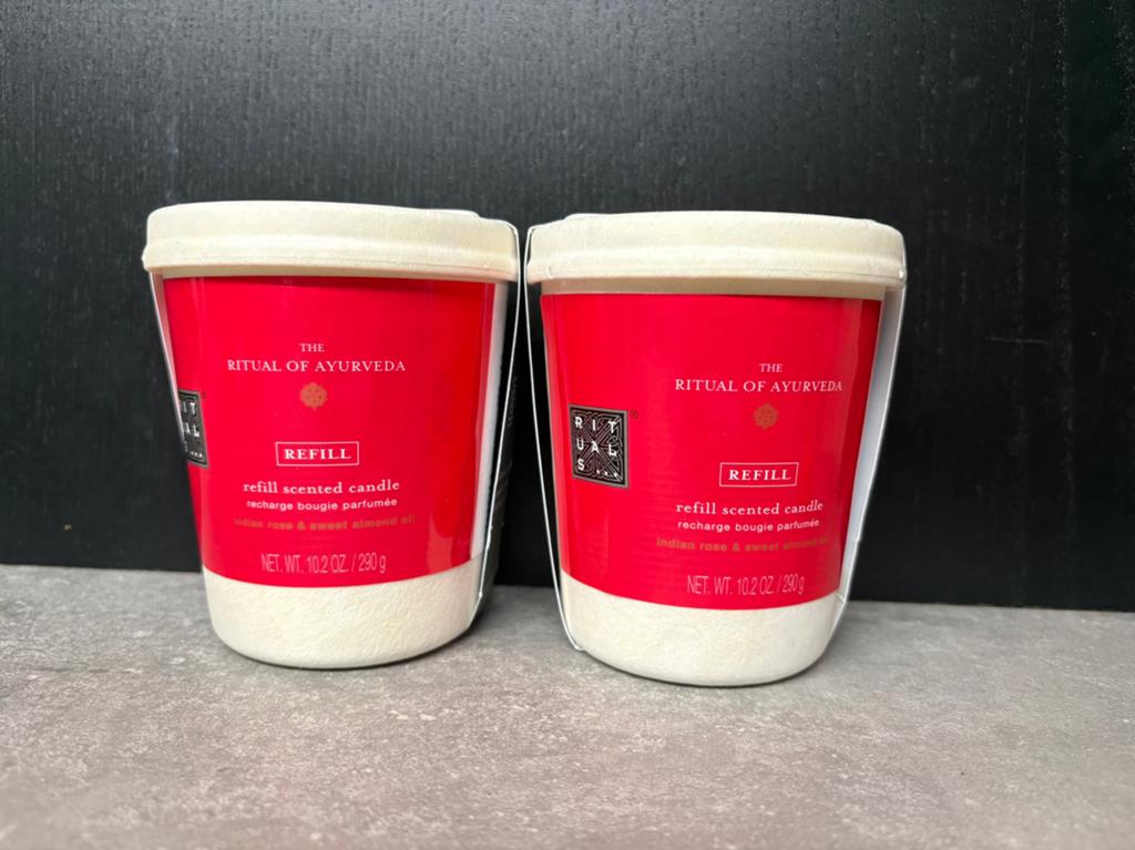 Rituals of Ayurveda refill geurkaars 290g, Ophalen of Verzenden, Nieuw, Overige materialen, Minder dan 25 cm