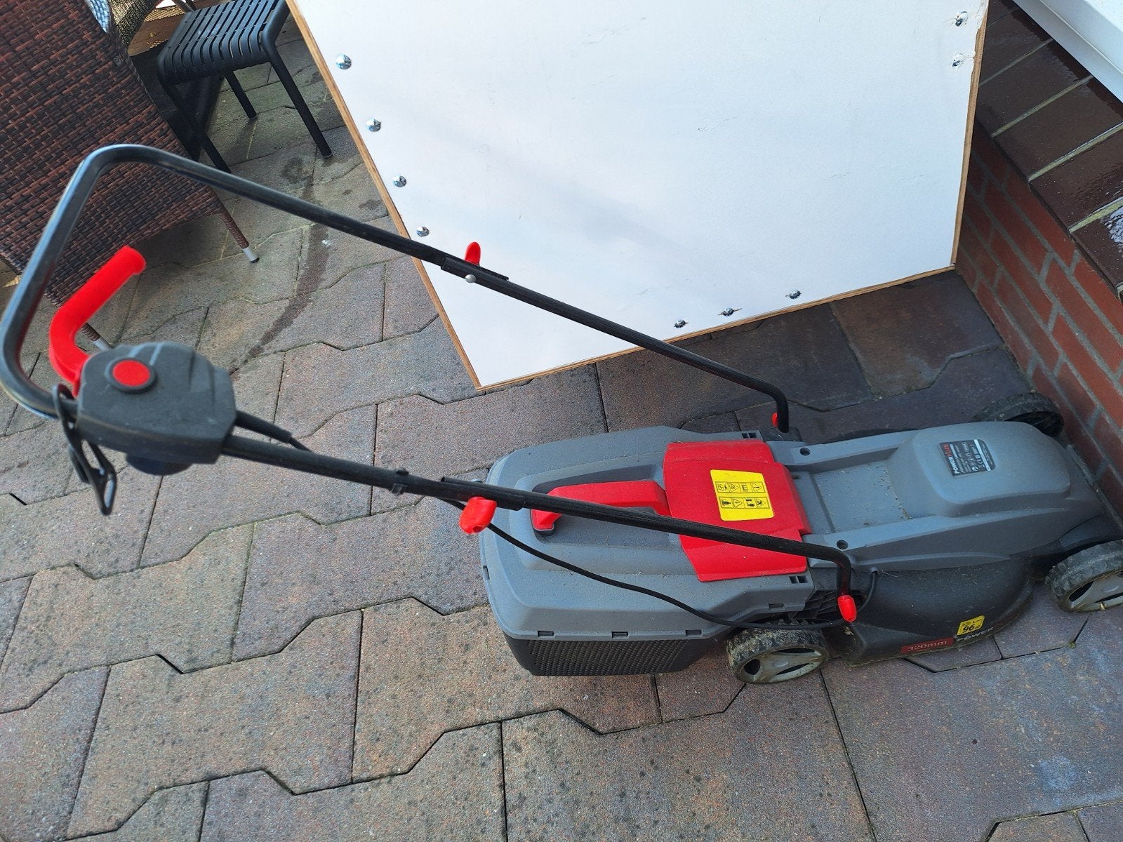 Elektrische  grasmaaier., Tuin en Terras, Grasmaaiers, Ophalen, Gebruikt