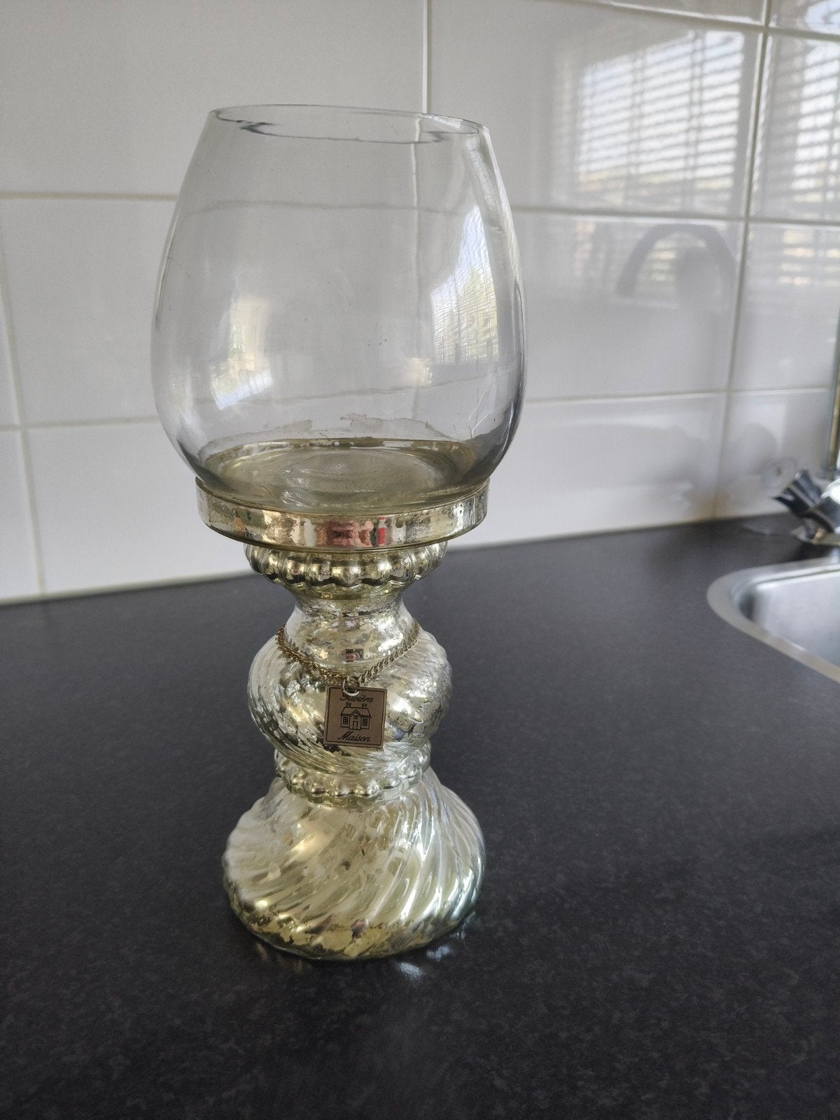 Rivièra Maison. Mushroom waxine kandelaar, Ophalen of Verzenden, Kandelaar, Rivièra Maison, 27 cm