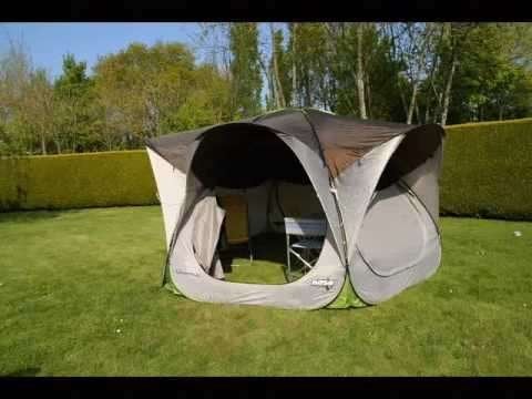 Quechua 2 sconds Base Tent, Ophalen of Verzenden, Zo goed als nieuw, Tot en met 3