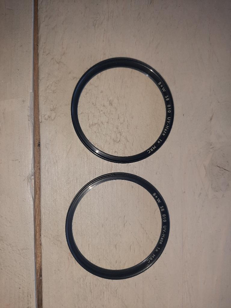 2 B&W F-Pro UV-Haze MRC 58mm filters (als nieuw), Ophalen of Verzenden, Zo goed als nieuw, 50 tot 60 mm, UV-filter