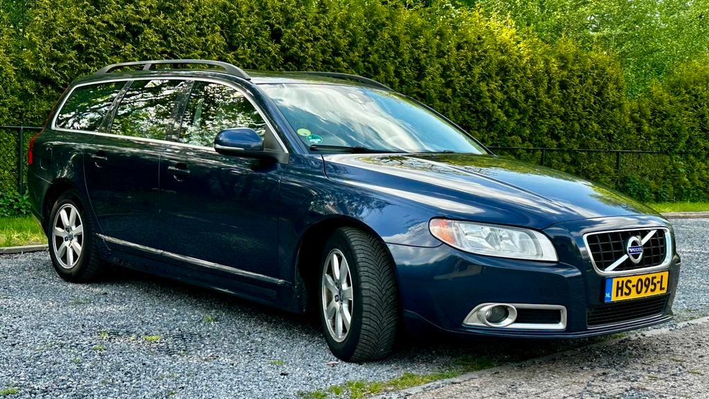 Volvo V70 1.6D | Automaat | 2012 | Blauw | Beige leder, Auto's, Volvo, Particulier, V70, ABS, Airbags, Airconditioning, Automatische klimaatregeling