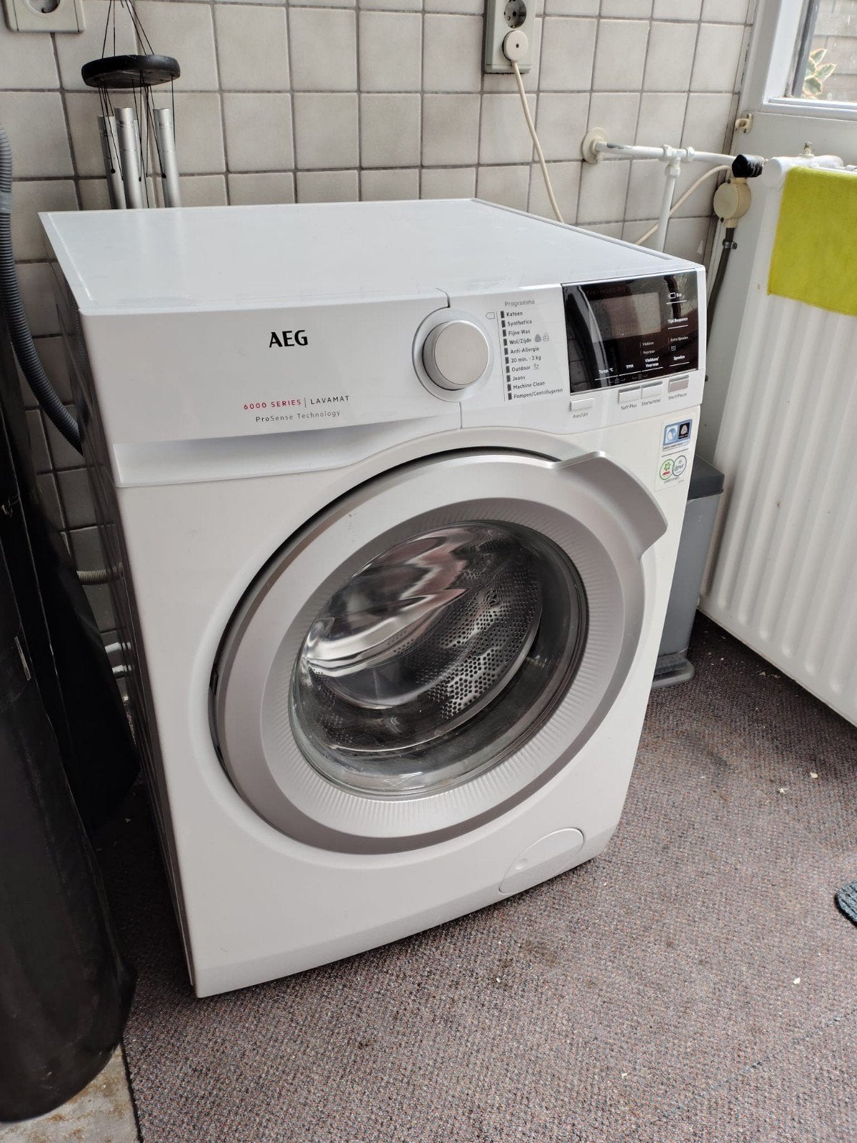 Wasmachine AEG 6000 lavamat 8kg, Witgoed en Apparatuur, Ophalen, Gebruikt, Voorlader, 85 tot 90 cm