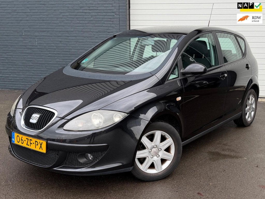 Seat Altea 1.6 Stylance CLIMA/CRUISE/VOLLEDIGONDERHOUD, Auto's, Seat, Stof, Gebruikt, 4 cilinders, Zwart