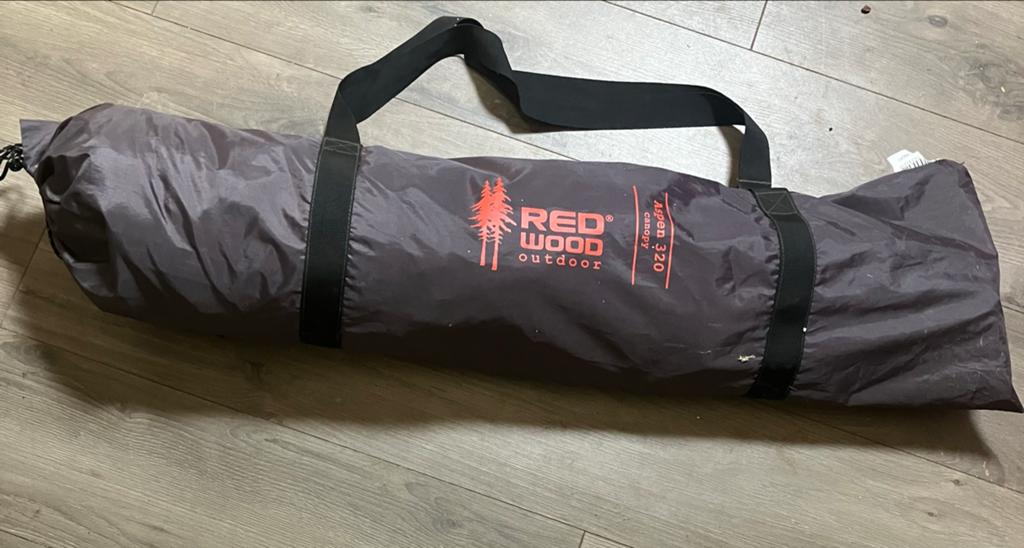 Redwood Outdoor Aspen 320 Luifel - Groen Polyester, Ophalen, Gebruikt, Tot en met 4