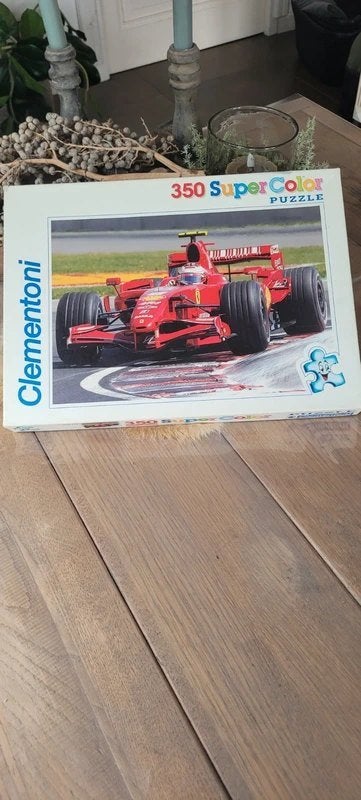 Ferrari F1 Formule 1 Legpuzzel (350 stukjes) – Clementoni, Ophalen of Verzenden, Minder dan 500 stukjes, Gebruikt, Legpuzzel