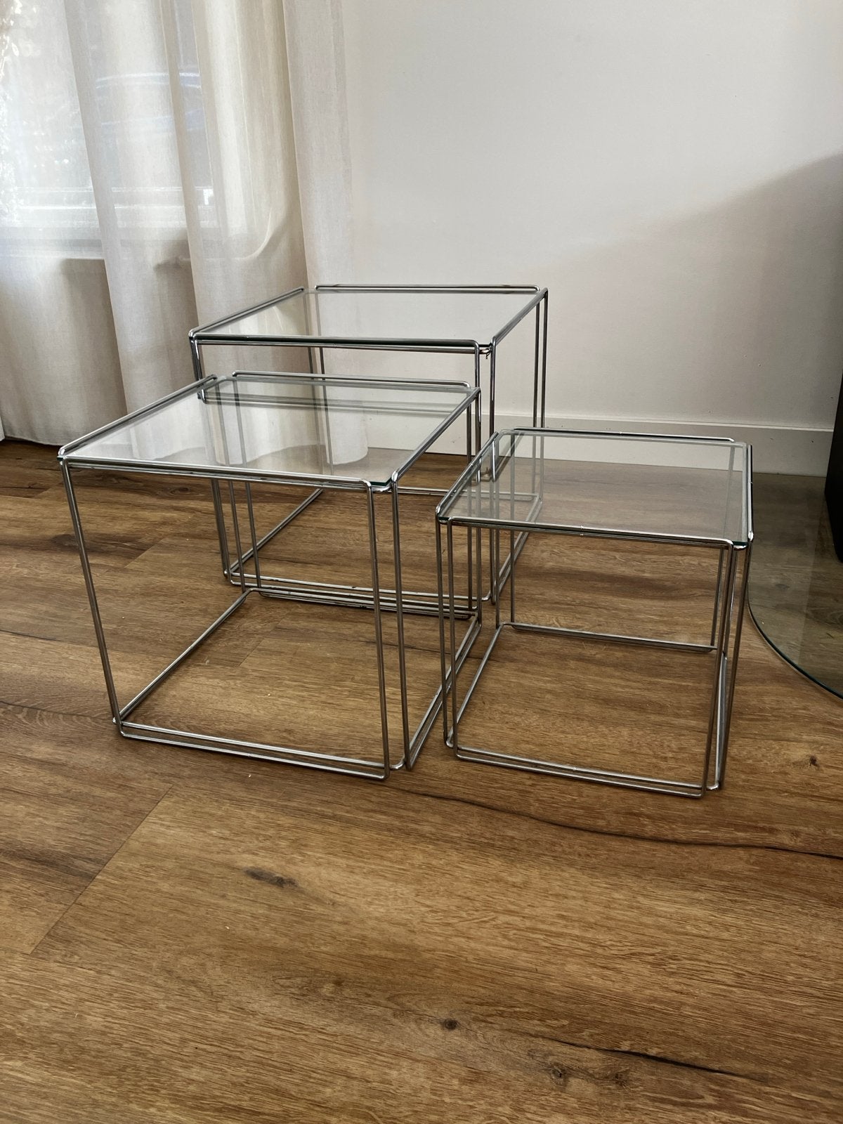 Max Sauze Isocele bijzettafels - Set van 3, Ophalen, Minder dan 45 cm, Minder dan 55 cm, Gebruikt