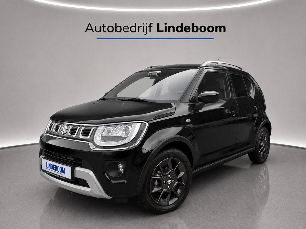 Suzuki Ignis 1.2 Smart Hybrid Select Camera Hoogzit, Auto's, LED verlichting, Stof, Gebruikt, Zwart