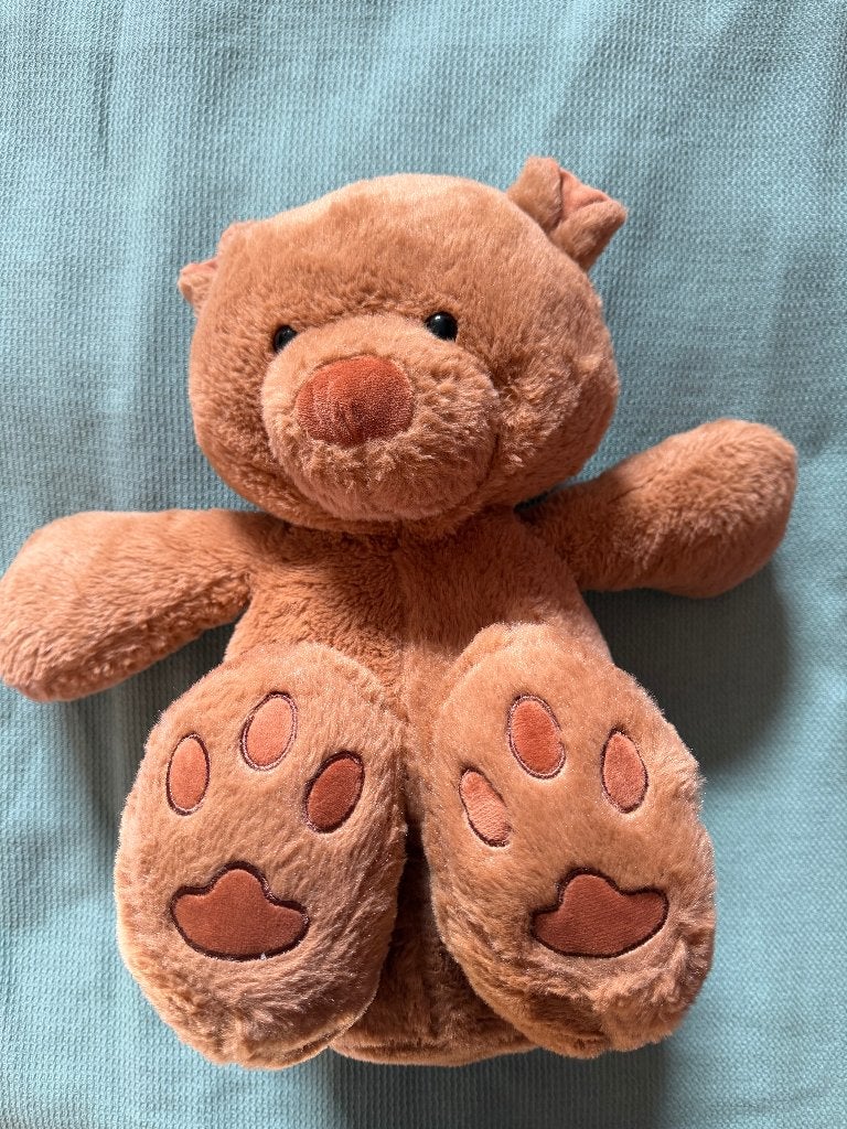 Grote teddybeer 40 cm, Ophalen of Verzenden, Zo goed als nieuw, Stoffen beer, Overige merken
